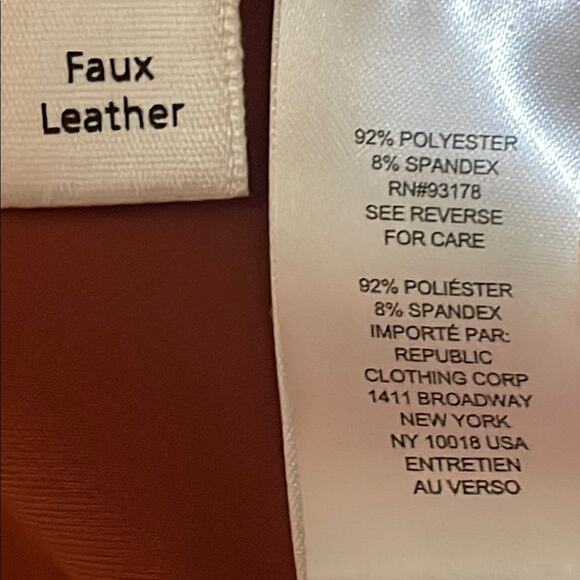 Republic Truth Faux Suede Leather Jacket. 1X - Picture 3 of 5